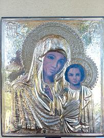 quadro con lamina argento 