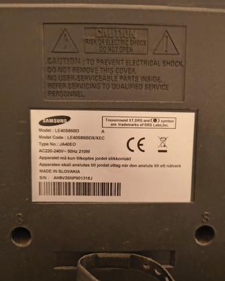 TV LCD Samsung 40 pollici
