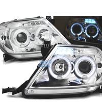 FARI PER TOYOTA HILUX 05-11 LED OCCHI ANGEL CROMAT