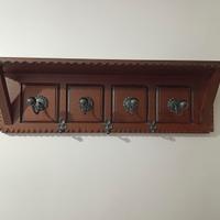 Attaccapanni  in mogano