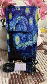 🌌 Portafoglio Pochette con porta cellulare 🌌