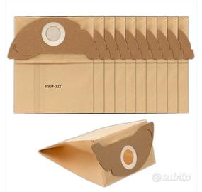 10 sacchetti aspirapolvere karcher WD2 WD3