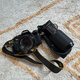 Canon analogica T60 + obbiettivi fotografici