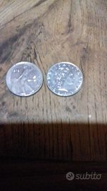 2 monete da 50 lire del 1978
