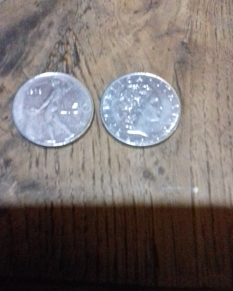 2 monete da 50 lire del 1978