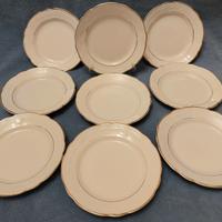 TOGNANA vintage Set piatti dessert filo oro 