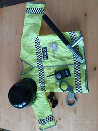 Costume di carnevale poliziotto per bimbo/a