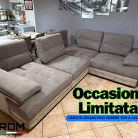 DIVANO ANGOLARE ANTIMACCHIA SPOSTA SCHIENALI