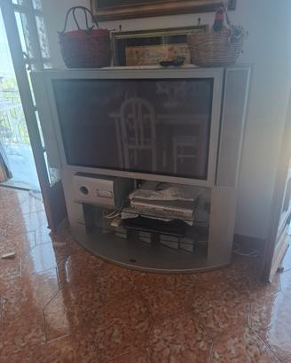 mobile tv lettore vhs dvd dvx 