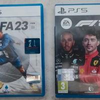 N°2 Giochi PlayStation 5 "Fifa 23" e "F1 23" Ps5