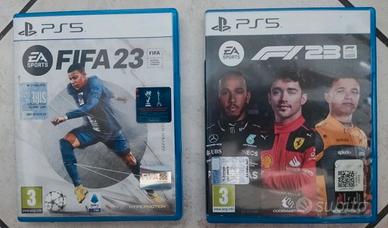 N°2 Giochi PlayStation 5 "Fifa 23" e "F1 23" Ps5