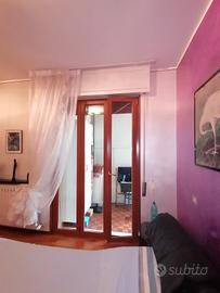 Serramento porta finestra per interno in alluminio