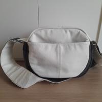 Borsa in pelle per cambio Bugaboo - ideale x pc