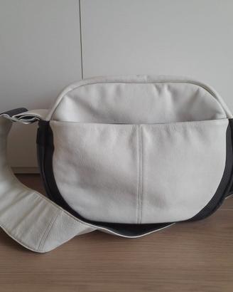 Borsa in pelle per cambio Bugaboo - ideale x pc