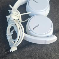cuffie Sony MDR-ZX110 di colore bianco.