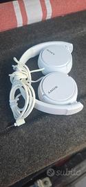 cuffie Sony MDR-ZX110 di colore bianco.