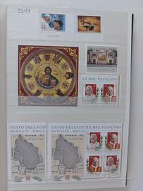 2019 Vaticano. Annata quasi completa come da foto