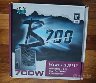 Alimentatore 700w Cooler Master B700 80+ BOXATO