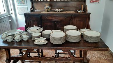 Servizio piatti completo da 36 profilo in oro