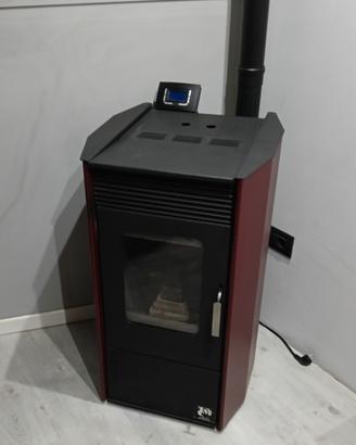 stufa a pellet 850 w con tubi