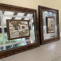 QUADRI IN RADICA E ARGENTO 925 MADE IN ITALY