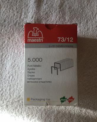 Punti metallici maestri
