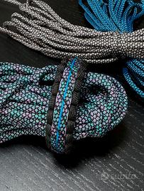 Braccialetto Paracord nero Multicolore