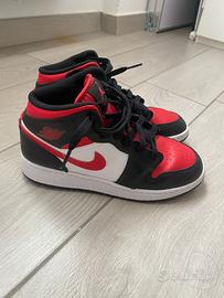 Nike Jordan donna nere rosse nr 37 5 Abbigliamento e Accessori In vendita a Latina