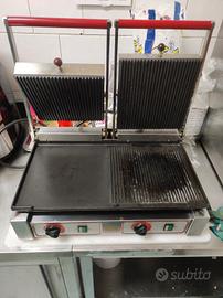 Doppia Piastra riscaldata in ghisa