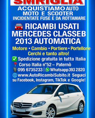RICAMBI MERCEDES CLASSE B 2015