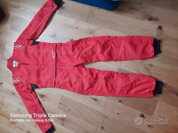 tuta alpinestars go kart