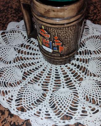 Boccale vintage in ceramica artistica
