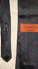 Cravatta "MISSONI" ANNI 90 