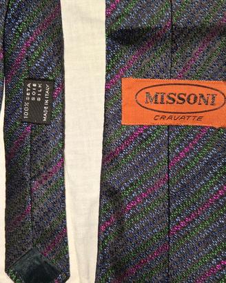 Cravatta "MISSONI" ANNI 90 