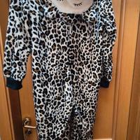 Pigiama/ Tuta Unica/ Costume 
Leopardato