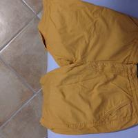 Pantalone corto in cotone giallo Dacks regular fit