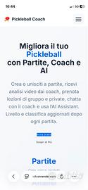 Lezioni e ritrovi di pickleball