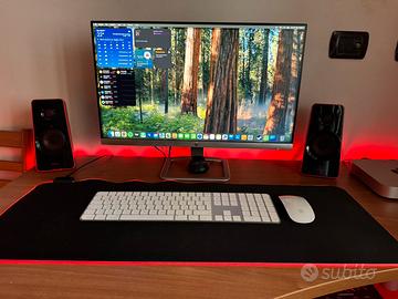 Mac Mini M2 + Keyboard + Mouse + Monitor HP 24”