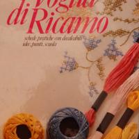 libri e fascicoli di ricamo