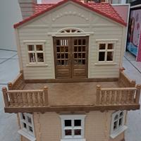 casa famiglia sylvanian, cottage, giostra