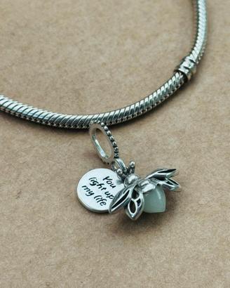 Charm Luciola argento compatibile Pandora