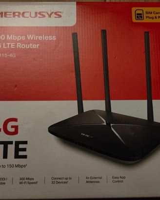 Router 4G LTE Mercusys MB115-4G - Nuovo SIM Wi-FI