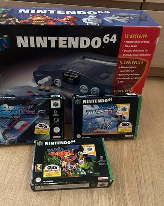 Nintendo 64 N64 completo con scatola