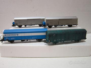 ROCO OSKAR FS DB 4 CARRI MERCI CHIUSI VARI