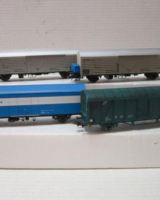 ROCO OSKAR FS DB 4 CARRI MERCI CHIUSI VARI