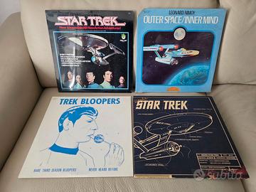 Star Trek 4 vinili 33 giri - Introvabili in Italia