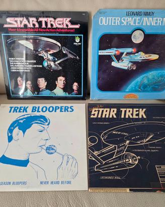 Star Trek 4 vinili 33 giri - Introvabili in Italia