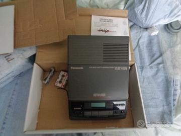 Segreteria telefonica a doppia cassetta, vintage p