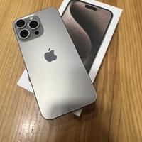 Iphone 15 pro max 256 titanio naturale