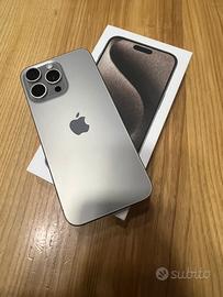 Iphone 15 pro max 256 titanio naturale